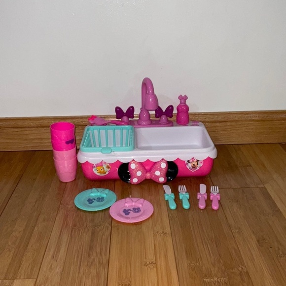 Disney Toys Disney Junior Minnie Mouse Magic Sink Kitchen Playset